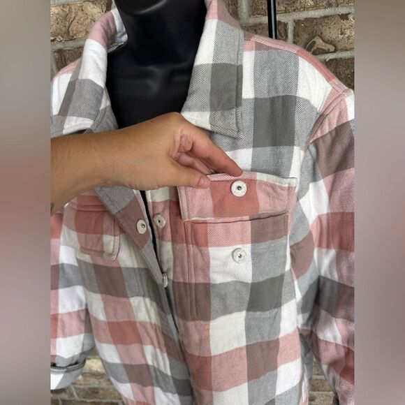 Roller Rabbit Gray and White Plaid Jacket Size XL - Picture 8 of 16